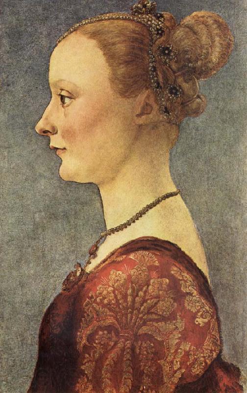 Pollaiuolo, Piero Portrait of a Young Lady